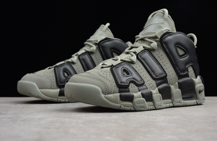 Nike Air More Uptempo GS Dark Stucco Black - Click Image to Close